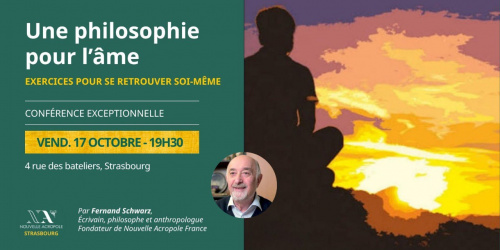 Conférence : Une philosophie pour l’âme. Exercices pour se retrouver soi-même.